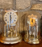Lot of Two Dome Clocks - Elgin and Bulova
