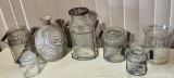 Lot of Antique Glass Jars