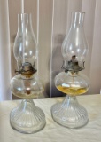 Pair of Oil Lamps