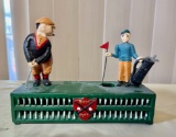 Cast Iron Golf Bank