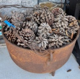 Large Case Iron Cauldron