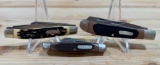 Three Schrade Pocket Knives