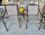 Two Yard Chairs and a Small Table
