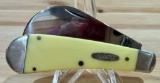 Yellow Handle Case XX Single Blade Knife