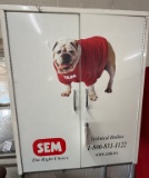 Metal Hanging Wall Cabinet with Two Doors