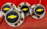 Set of Half-Tone Chevy Center Caps