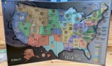 Collectors Map State Series Quarters 1999-2008