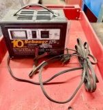 Schauer Six and Twelve Volt Ten Amp Battery Charger