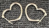 10kt Gold Heart Earrings