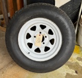 15 inch Spare Trailer Wheel and Tire
