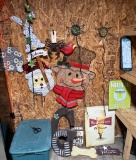Festive Wall Decor and Man Cave Signage lot