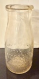 Vintage Half-Pint Catawba Coop Dairy Bottle from Hickory