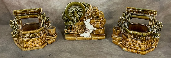 Lot of Three McCoy Planters