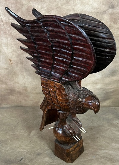 Carved Wooden Eagle