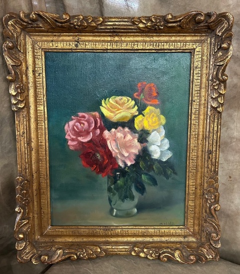 Oh Bhala (?) Oil Painting on Canvas