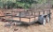 Heavy Duty Dual Axle Farm Trailer NO TITLE