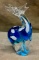 Vintage Hand-Blown Art Glass Deer