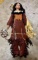 Native American Female Porcelain Doll