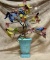 Vintage Glass Floral Centerpiece