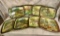 Eight American Homestead by Currier and Ives Trays/Wall Plaques