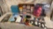 Lot of Eight Track Tapes, Albums and Album Covers and 45 Carrying Case