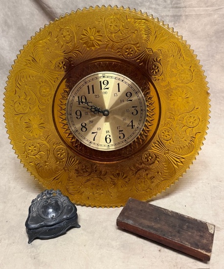 Wall Clock, Whetstone and More