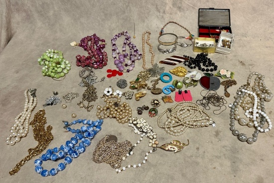 Lot of Costume Jewelry and More