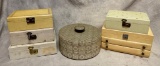 Six Jewelry Boxes
