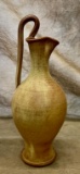 Pottery Ewer with High Ribbon-Style Handle