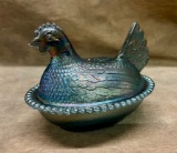 Indiana Glass Hen on a Nest