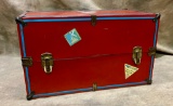 Metal Child's/Doll Trunk