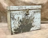 Vintage Metal Bread Box/Storage Box