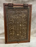 Wooden Box with Hinged Lit