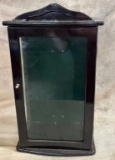 Table-Top/Wall Cabinet with Glass-Front Door and Glass Sides