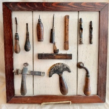 わら古道具10個 Lot of 8 vintage and antique farm tools - | Proxibid