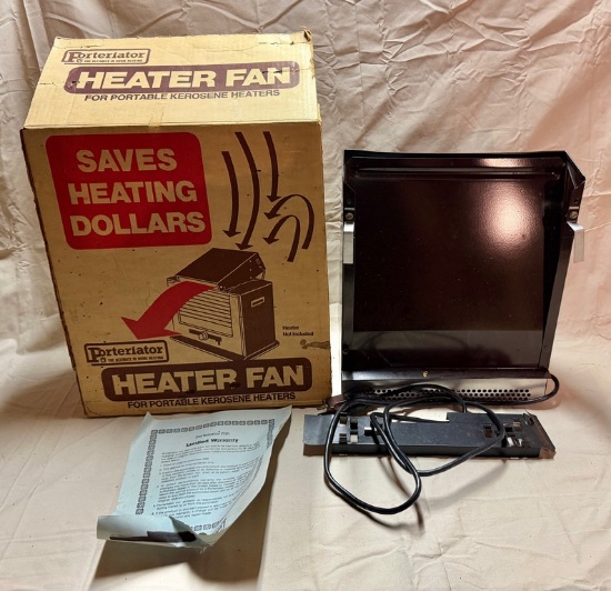 Vintage Porterlater Heater Fan in Box