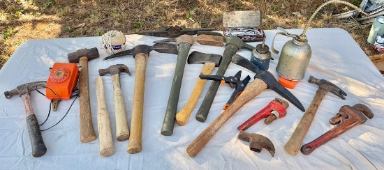 Hand-Held Wood Handled Tools