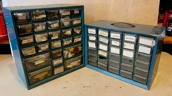Two Multi-Drawer Small Parts Storage Cabinets
