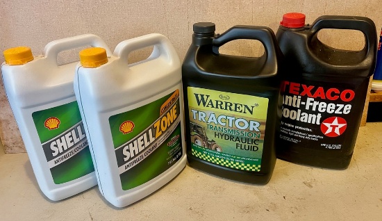 (1) 1 Gal. Transmission Fluid And (3) Gal. Coolant