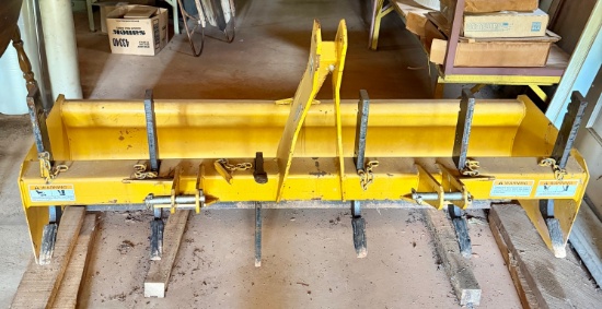 Tuffline 66" 3-Point Box Blade / Grader Scraper w/ Scarifier Shanks – Heavy Duty