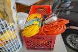 Box of Extension Cords & Misc.