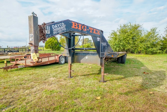 24 Ft. Big Tex Gooseneck 22 GN Dually Tandem Axle Trailer with Dovetail and Ramps