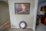 Wall Clock and Print