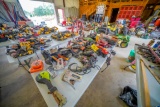 Table of Assorted Power Tools