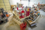 Straps, Fire Extinguishers, Boxes and Table