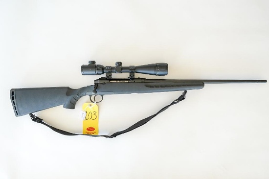 Savage Axis, 22-250 Rem cal. Serial # J856941, 4x16 IR, CP scope, Black syn stock with sling, Like