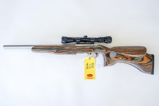 Ruger Mod. 10-22, 22 L.R., Serial # 21249, E.R. Shaw custom S/S bull barrel, Boyd Thumbhole Stock,