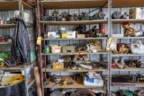 Contents of Shelves, Misc Parts, Brake Pads, Auto Parts, Fence Controller