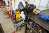 Metal Shop Table with Vise & Welding Accessories