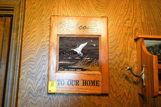 Ducks Unlimited Wooden "Welcome to Our Home